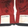 Max Moroff 2019 Cleveland Indians Game Worn & Signed Red & Black Lizard Skins Batting Gloves