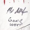 Max Moroff 2019 Cleveland Indians Game Worn & Signed Red & White Franklin Batting Gloves