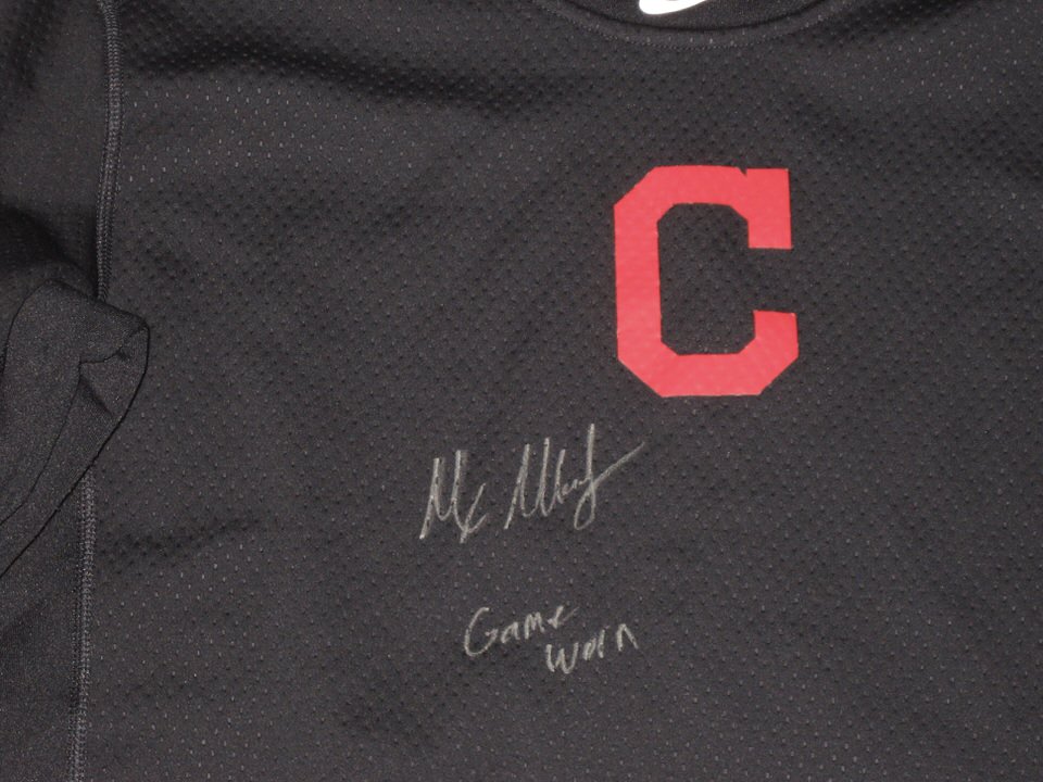 Max Moroff 2019 Game Worn & Signed Official Cleveland Indians #26