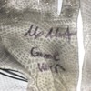 Max Moroff 2019 Columbus Clippers Game Worn & Signed Gray Under Armour Clutchfit Batting Gloves - Image 3