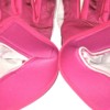 Max Moroff Columbus Clippers Game Worn & Signed Pink, White & Gray Under Armour Batting Gloves - Image 5
