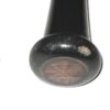 Andrew Moritz 2019 Florida Fire Frogs Game Used & Signed Black Pro Model MT27 Old Hickory Maple Bat - Cracked