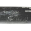 Andrew Moritz 2019 Florida Fire Frogs Game Used & Signed Black Pro Model MT27 Old Hickory Maple Bat - Cracked