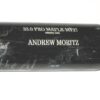 Andrew Moritz 2019 Florida Fire Frogs Game Used & Signed Black Pro Model MT27 Old Hickory Maple Bat - Cracked