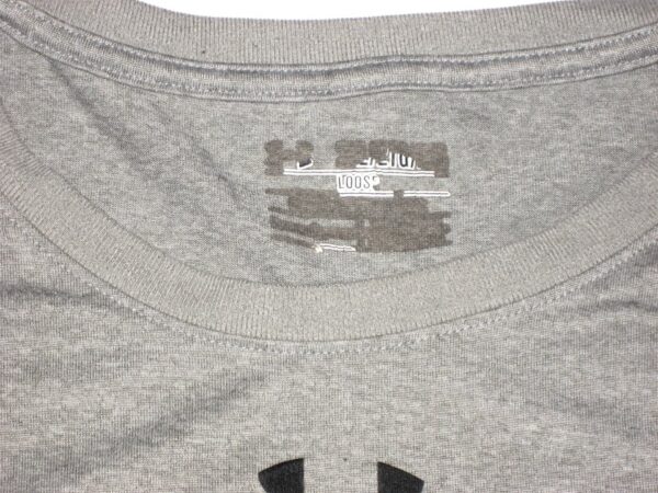 Dieter Eiselen Practice Worn & Signed Official Gray Yale Bulldogs Football Under Armour 2XL Shirt