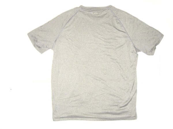 Dieter Eiselen Practice Worn & Signed Official Gray Yale Bulldogs Football Under Armour 2XL Shirt