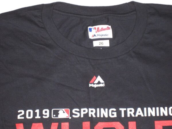Max Moroff Player Issued Official Cleveland Indians #26 2019 Spring Training WHOLE SQUAD READY Majestic Shirt