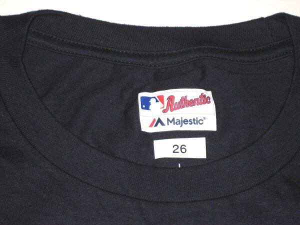 Max Moroff Player Issued Official Cleveland Indians #26 2019 Spring Training WHOLE SQUAD READY Majestic Shirt