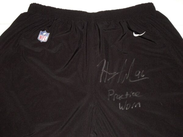 Henry Anderson Practice Worn & Signed Official New York Jets #96 On-Field Nike Dri-Fit XXL Shorts