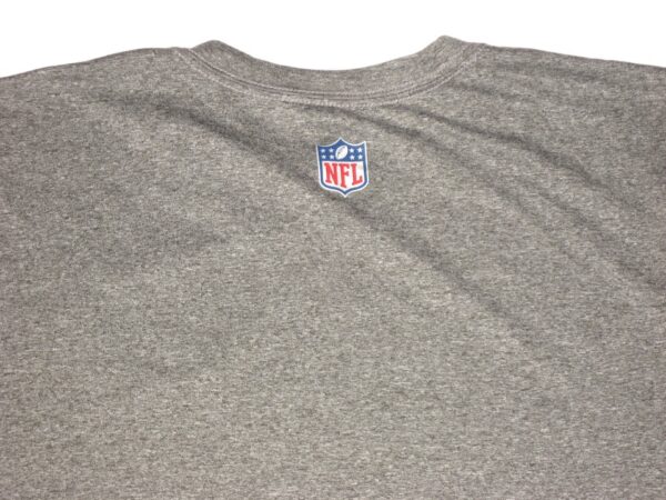 Alex Tanney Player Issued & Signed Gray New York Giants #3 Nike Dri-Fit Sleeveless Shirt