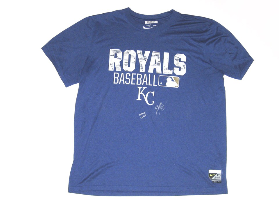 Bryce Hensley 2020 Game Worn & Signed Blue Kansas City Royals