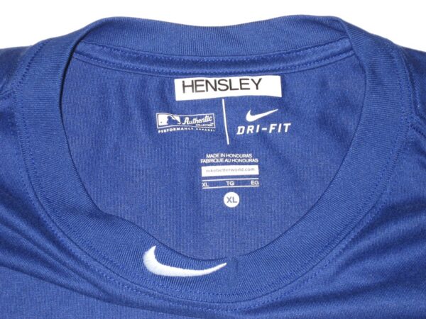 Bryce Hensley 2020 Game Worn & Signed Blue Kansas City Royals Baseball HENSLEY Nike XL Shirt – Worn In Instructional League!