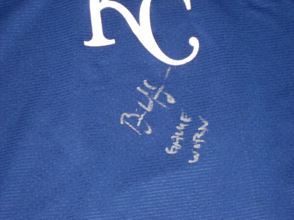 Bryce Hensley 2020 Game Worn & Signed Official Kansas City Royals Nike Pro Dri-Fit XL Shirt