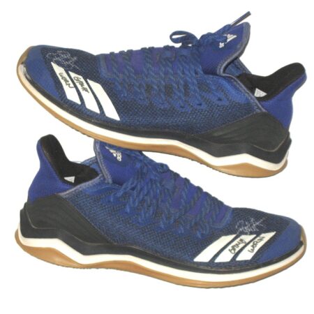 Bryce Hensley 2020 Kansas City Royals Game Worn & Signed Blue & Black Adidas Shoes – Worn In Instructional League!