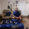 Bryce Hensley with Lexington Legends 2019 Game Worn & Signed Stance Socks