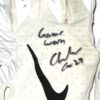 Chandler Cox Miami Dolphins Game Worn & Signed White & Silver Nike XL Gloves