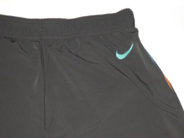 Chandler Cox Rookie Year Practice Worn & Signed Official Miami Dolphins #27 Cut-Off Nike Speed Vent Performance Dri-Fit Shorts