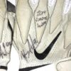 Henry Anderson New York Jets 2019 Game Worn & Signed White, Black & Gray Nike Gloves