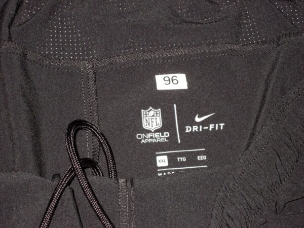 Henry Anderson Player Issued & Signed Official Black New York Jets #96 On-Field Nike Dri-Fit XXL Pants