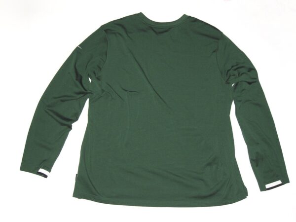 Henry Anderson Player Issued & Signed Official Green New York Jets #96 On-Field Long Sleeve Nike Dri-Fit XXL Shirt