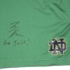 Tommy Kraemer Practice Worn & Signed Official Green Notre Dame Fighting Irish Under Armour HeatGear XXL Shorts1