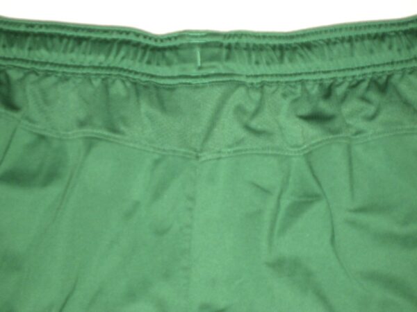 Tommy Kraemer Practice Worn & Signed Official Green Notre Dame Fighting Irish Under Armour HeatGear XXL Shorts