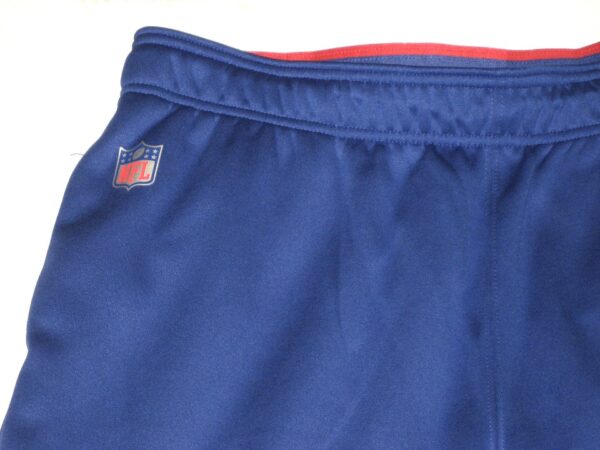 Alex Tanney Player Issued & Signed Official Blue New York Giants #3 On-Field Nike Dri-Fit XL Sweatpants