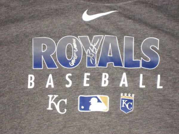 Bryce Hensley 2020 Game Worn & Signed Gray Kansas City Royals Baseball Nike Dri-Fit XL Shirt – Worn In Instructional League!