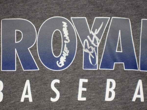 Bryce Hensley 2020 Game Worn & Signed Gray Kansas City Royals Baseball Nike Dri-Fit XL Shirt – Worn In Instructional League!