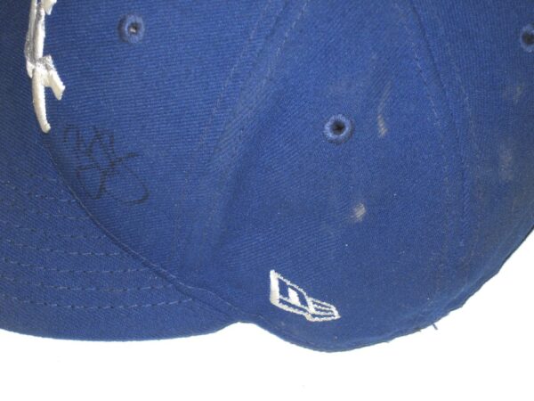 Bryce Hensley Game Used & Signed Official Blue Lexington Legends New Era 59FIFTY Fitted Hat