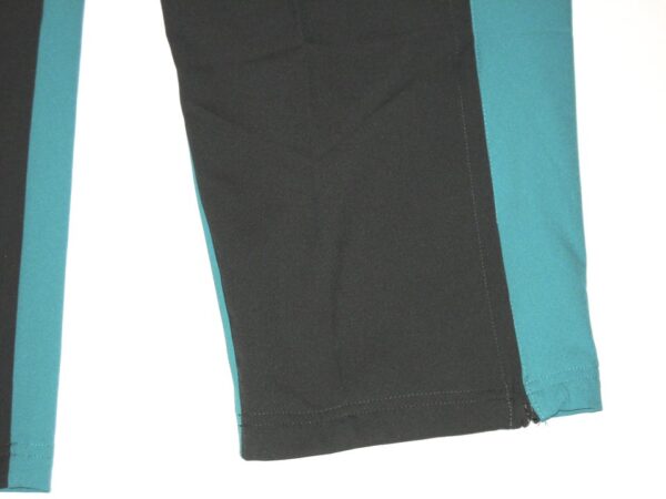 Chandler Cox Player Issued Official Charcoal & Aqua Miami Dolphins On-Field Nike Dri-Fit XXL Sweatpants