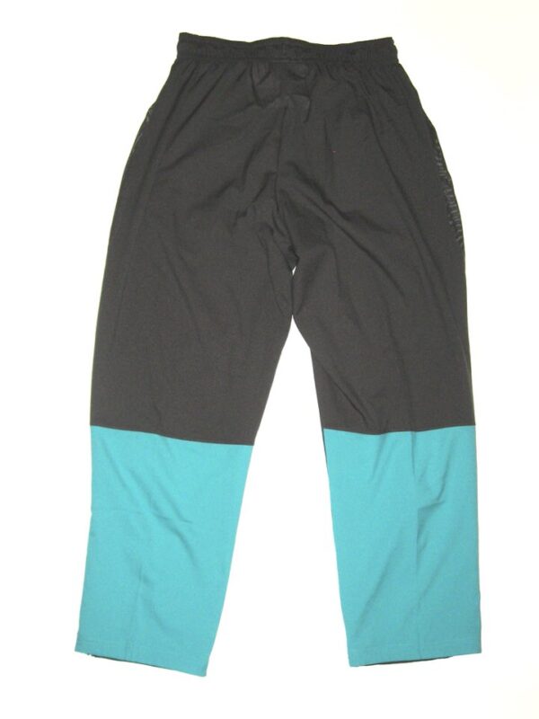 Chandler Cox Player Issued Official Charcoal & Aqua Miami Dolphins On-Field Nike Dri-Fit XXL Sweatpants