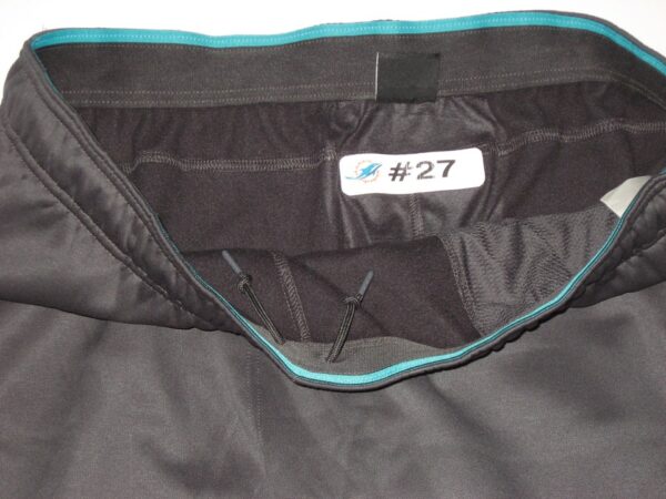 Chandler Cox Player Issued Official Gray Miami Dolphins On-Field Nike Dri-Fit XXL Sweatpants1