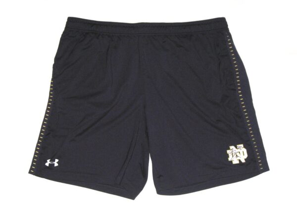 Tommy Kraemer Practice Worn & Signed Official Notre Dame Fighting Irish #78 Under Armour 3XL Shorts