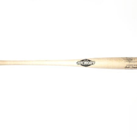 Andrew Moritz 2019 Florida Fire Frogs Game Used & Signed Pro Model MH5 Old Hickory Maple Baseball Bat – Cracked