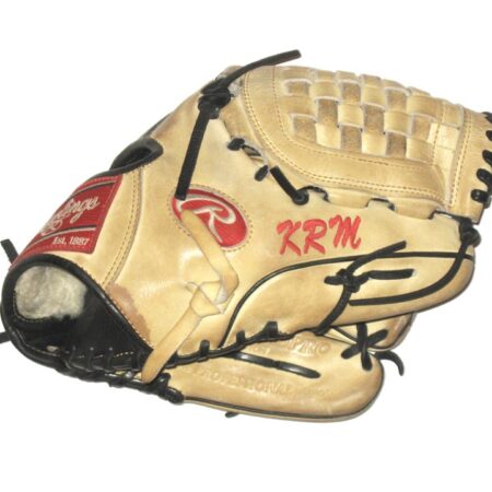 Kade McClure Louisville Cardinals Game Worn & Signed KRM Rawlings Pro Preferred Baseball Glove