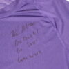 Kade McClure Winston-Salem Dash Game Worn & Signed Purple Nike Pro XL Shirt
