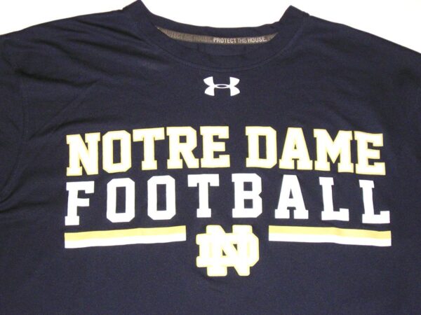 Scott Daly Player Issued Official Notre Dame Fighting Irish #61 Long Sleeve Under Armour XL Shirt
