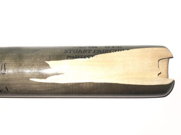 Stuart Fairchild 2020 Arizona Diamondbacks Game Used & Signed Dove Tail Baseball Bat - Used In Instructional League!