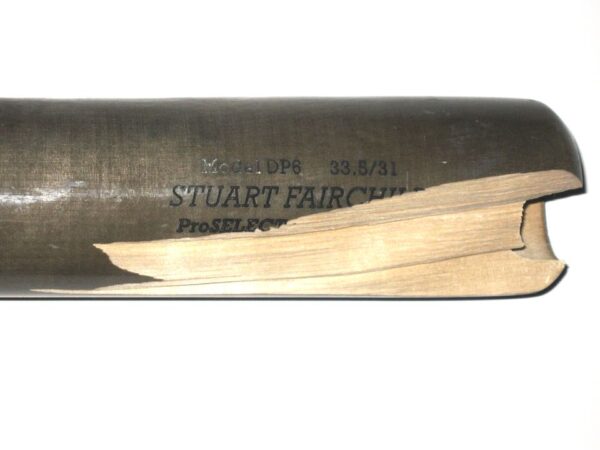 Stuart Fairchild 2020 Arizona Diamondbacks Game Used & Signed Dove Tail Baseball Bat - Used In Instructional League!