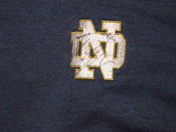 Tommy Kraemer Player Issued & Signed Official Notre Dame Fighting Irish #78 Under Armour ColdGear 3XL Full-Zip Jacket