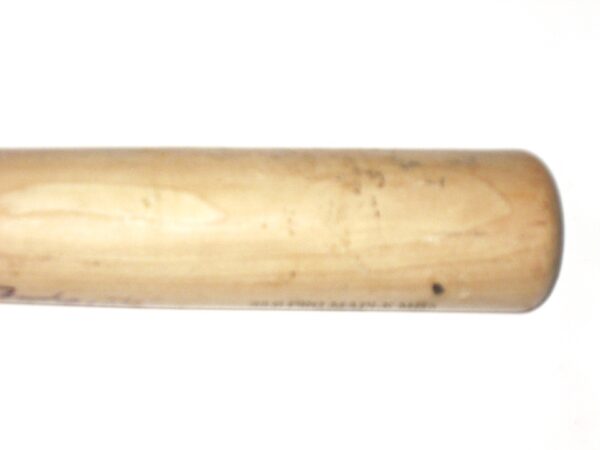 Andrew Moritz 2018 Danville Braves Game Used & Signed Old Hickory Pro Maple MH5 Baseball Bat – Cracked