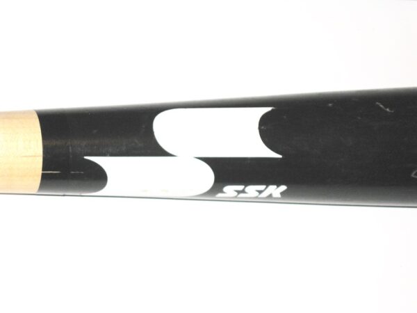 Drew Lugbauer 2019 Florida Fire Frogs Game Used & Signed SSK Pro Model 271 Maple Baseball Bat – Cracked