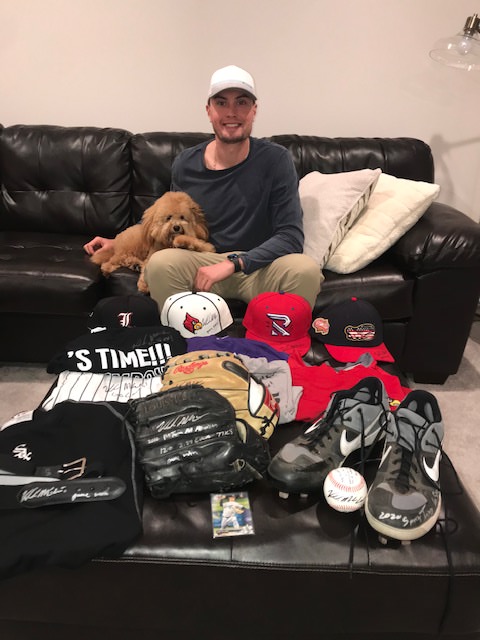 Kade McClure with Louisville Cardinals Game Worn & Signed Black Adidas Belt