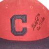 Mike Papi 2018 Spring Training Worn & Signed Official Red & Blue Cleveland Indians New Era 59FIFTY Hat
