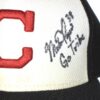 Mike Papi 2019 Spring Training Worn & Signed Official White, Red & Black Cleveland Indians New Era 59FIFTY Hat
