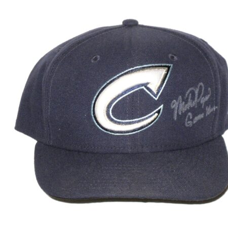 Mike Papi Game Worn & Signed Official Navy Columbus Clippers New Era 59FIFTY Hat