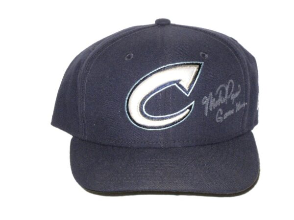 Mike Papi Game Worn & Signed Official Navy Columbus Clippers New Era 59FIFTY Hat