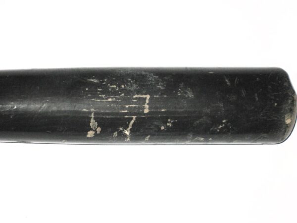 Andrew Moritz 2018 Danville Braves Game Used & Signed Black Pro Model MH5 Old Hickory Maple Baseball Bat – Cracked