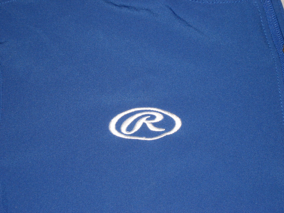Blake Gailen Practice Worn & Signed Team Israel Baseball Rawlings Short Sleeve Pullover Zip-Up - Worn During 2020 Olympic Qualifiers!!!